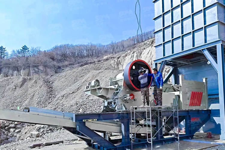 jaw crusher for silica processing